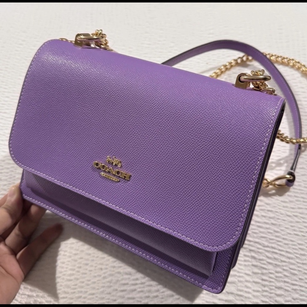 NEW Coach Klare Crossbody Bag CZ985 Purple - Picture 11 of 12